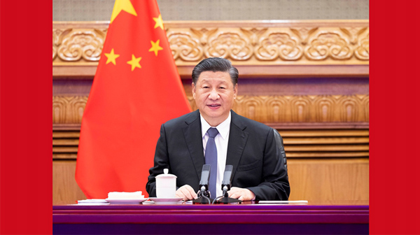 习近平同法国德国领导人举行视频峰会