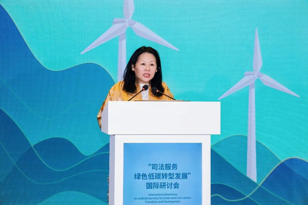 “司法服务绿色低碳转型发展”国际研讨会在浙江杭州举行