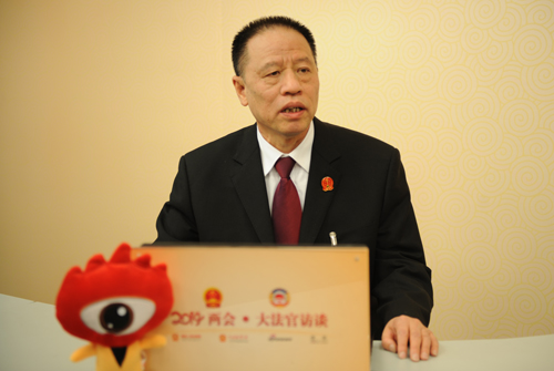 2014年3月6日 全国人大代表,安徽省高级人民法院院长张坚访谈