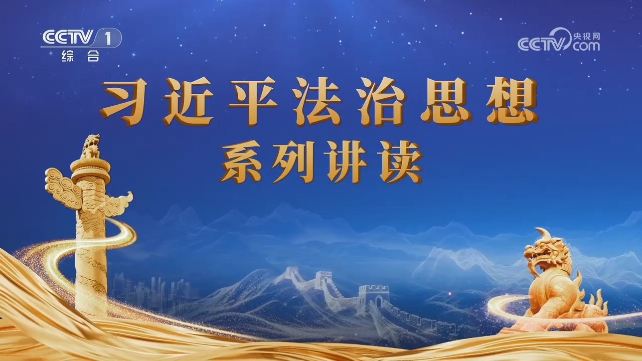 《习近平法治思想系列讲读》 第2集 建设更高水平的法治中国
