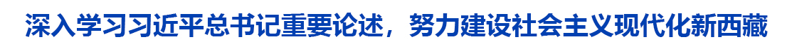 深入学习习近平总书记重要论述，努力建设社会主义现代化新西藏