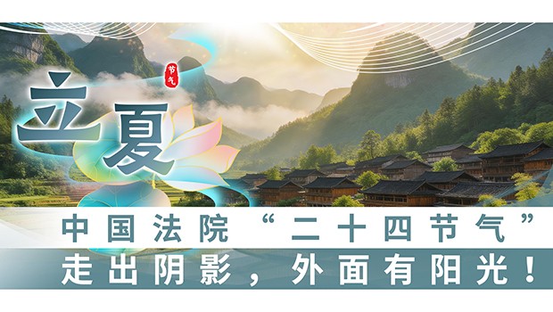 中国法院“二十四节气”——立夏·走出阴影，外面有阳光！