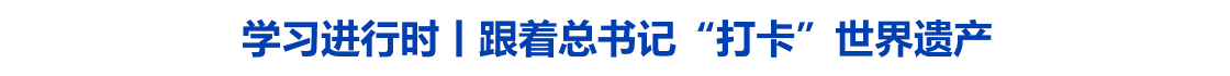 学习进行时｜跟着总书记“打卡”世界遗产