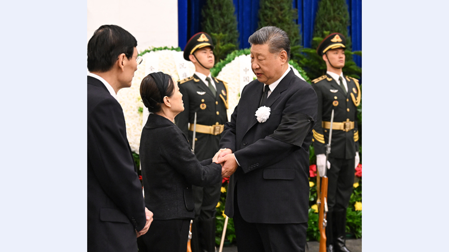 朱镕基同志遗体在京火化 习近平等到八宝山革命公墓送别
