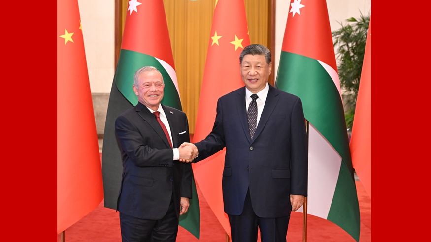习近平同约旦国王阿卜杜拉二世会谈