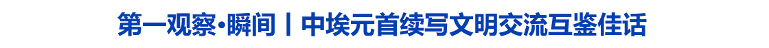 中埃元首续写文明交流互鉴佳话